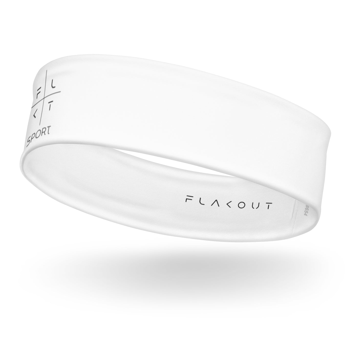 FLAKOUT Sport Unisex Headband - White - FLAKOUT