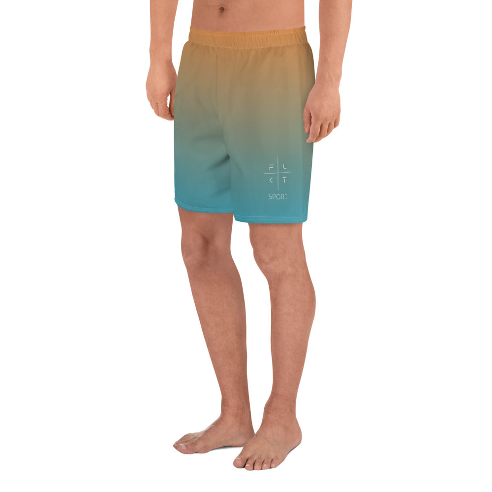 FLAKOUT Sport Peachy Keen Men's Recycled Athletic Shorts - FLAKOUT