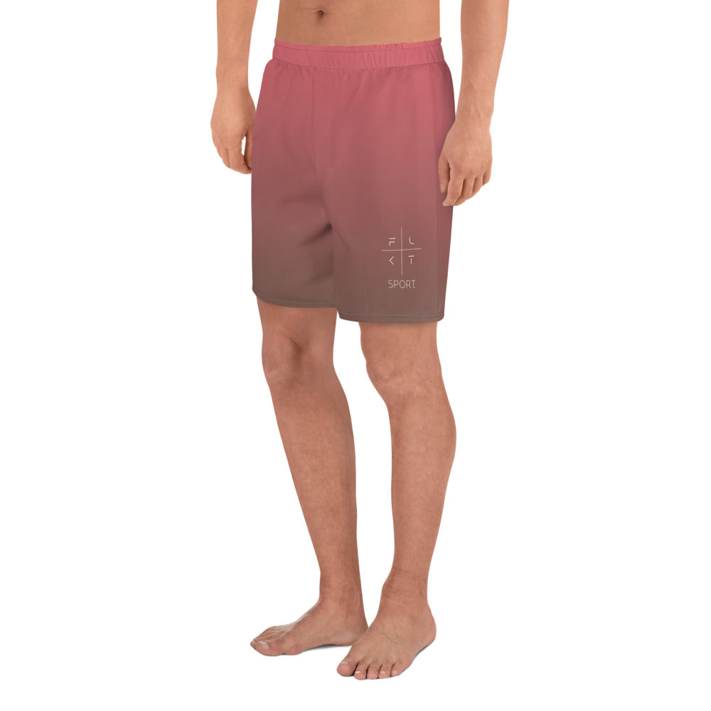 FLAKOUT Sport Rouge Fusion Men's Recycled Athletic Shorts - FLAKOUT