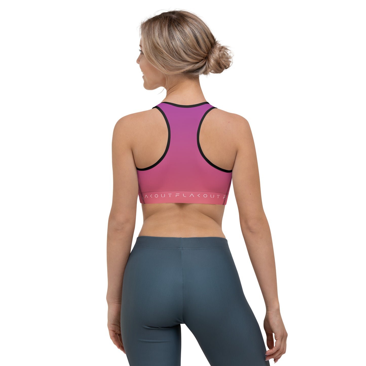 Berry Sunset Women's Sports Performance Bra - FLAKOUT