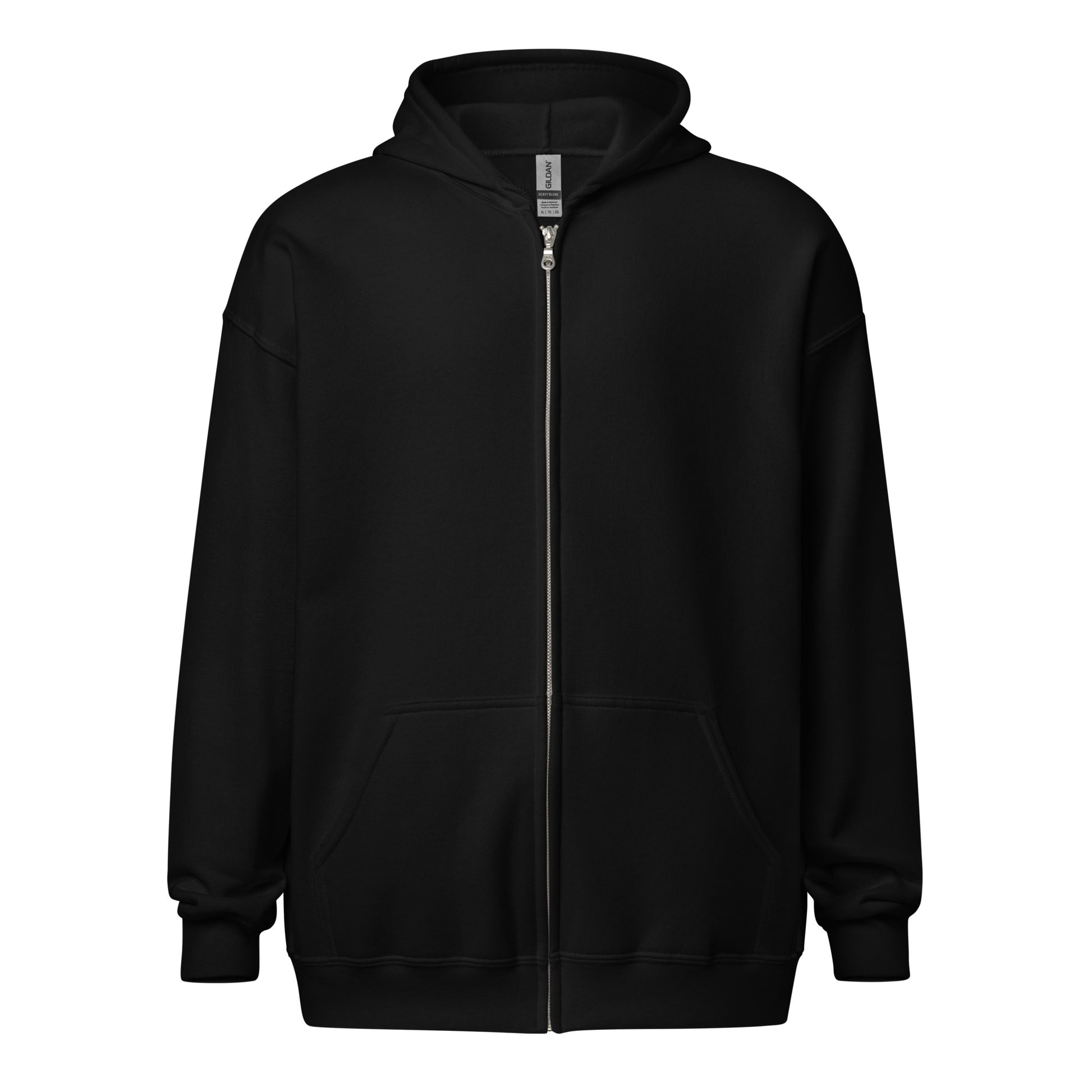 Streetwise Urbanity Heavy Harmony Fusion Zip Hoodie - Black - FLAKOUT