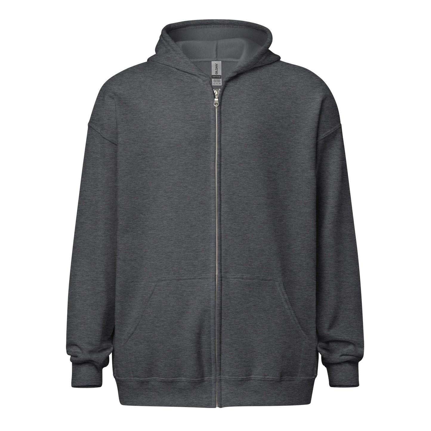 Nebuluxe Brilliance Heavy Harmony Fusion Zip Hoodie - Dark Heather - FLAKOUT