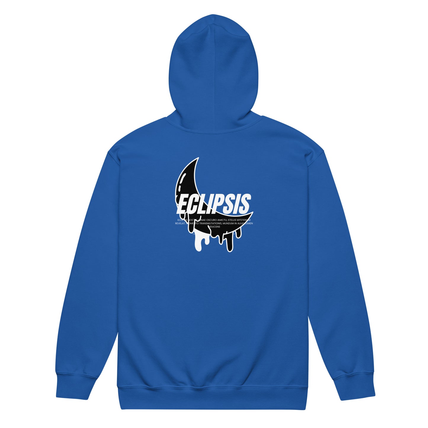 Lunar Eclipsis Heavy Harmony Fusion Zip Hoodie - Royal - FLAKOUT