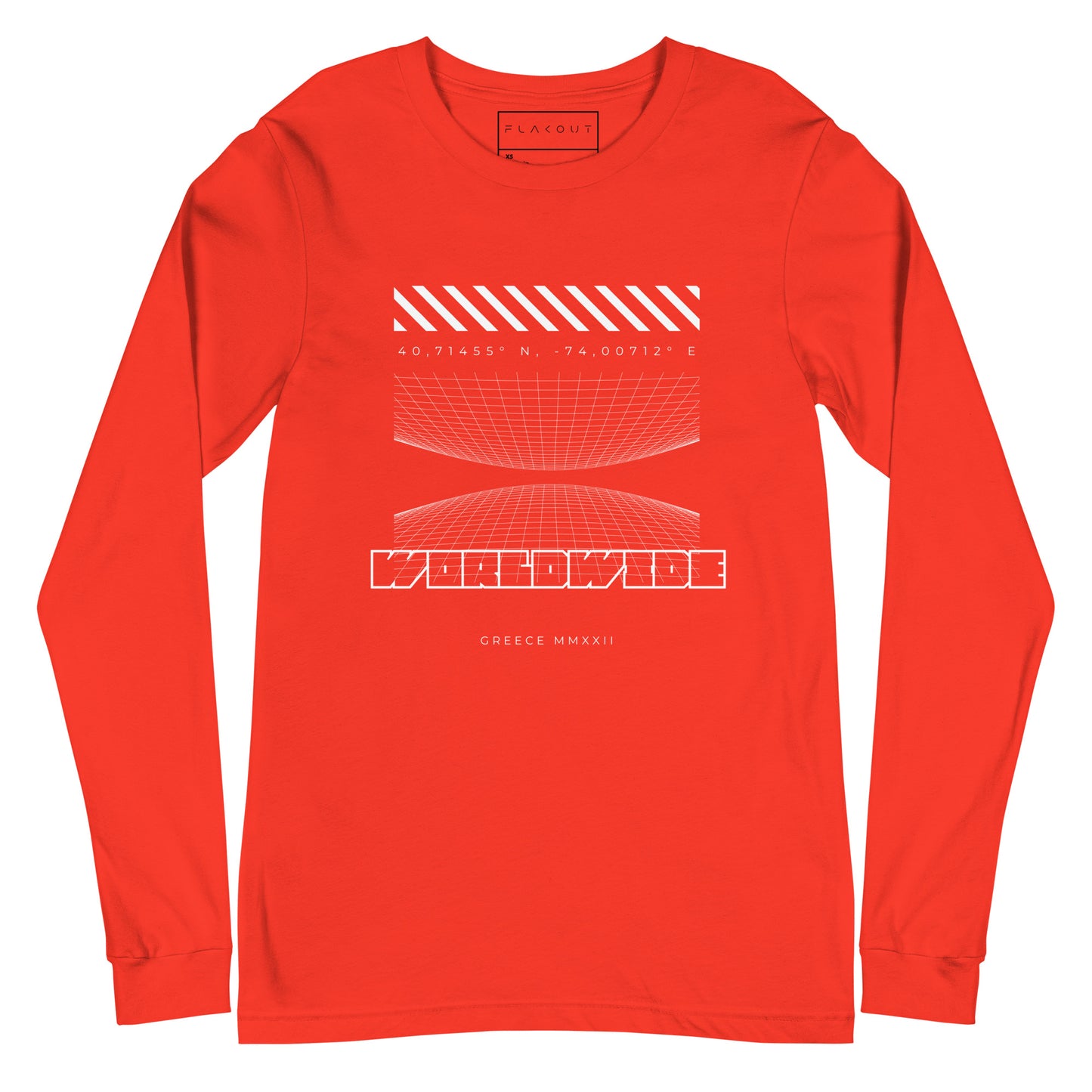 Long Sleeve Tee Worldwide - FLAKOUT