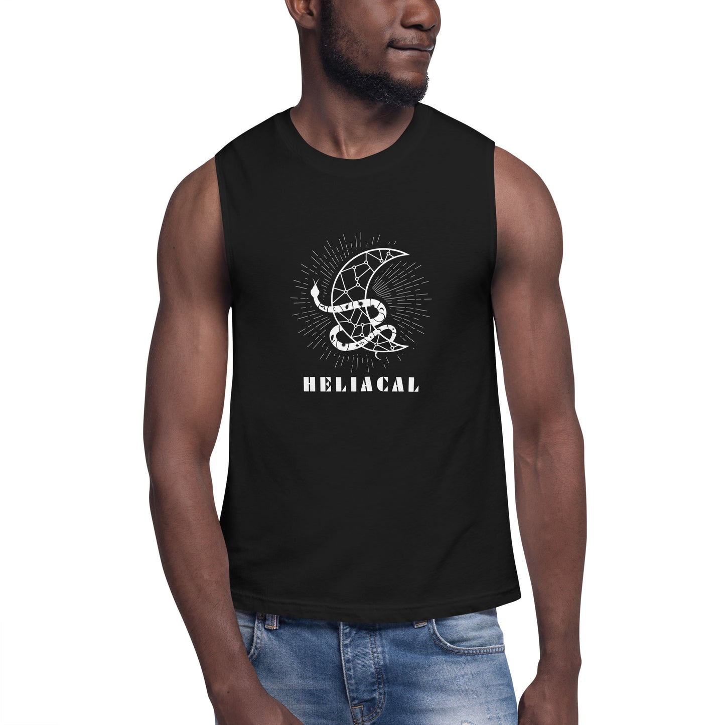 Celestial Heliacal Glow Muscle Shirt - FLAKOUT