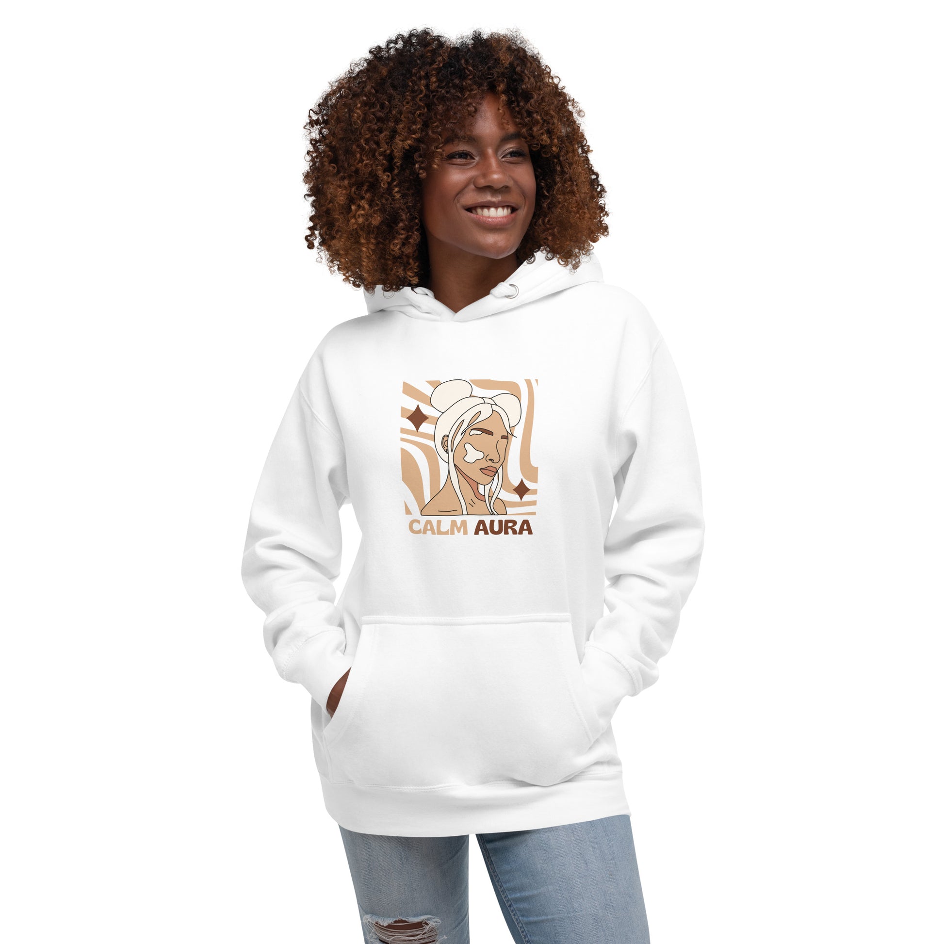 Calm Aura Women's Hoodie - FLAKOUT