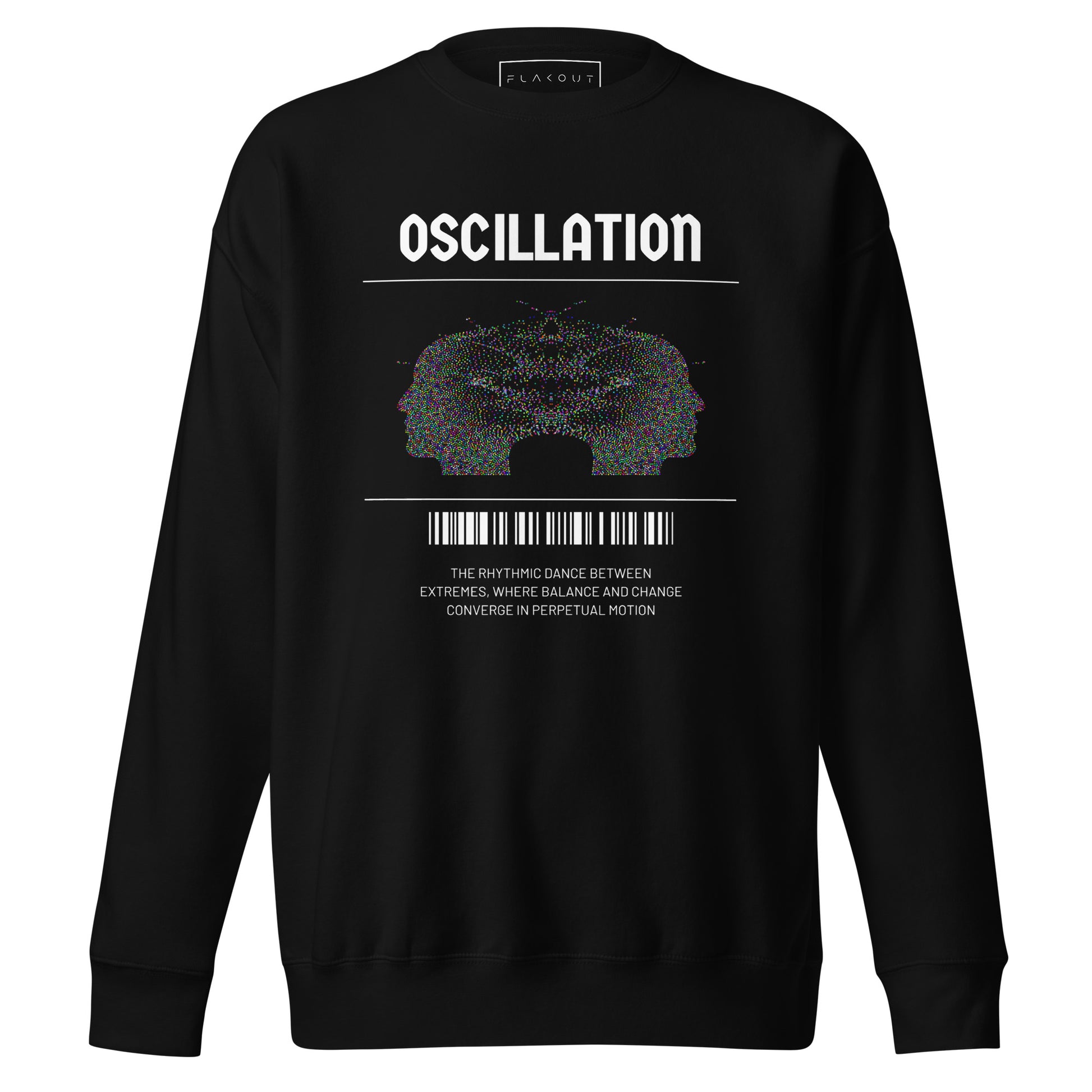 Oscillation Unisex Fleece Sweatshirt - FLAKOUT