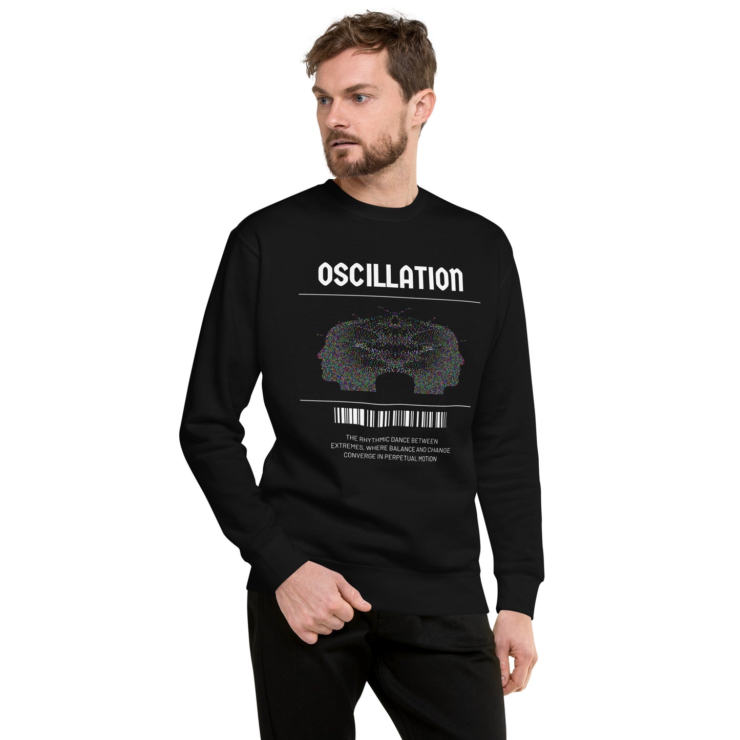 Oscillation Unisex Fleece Sweatshirt - FLAKOUT