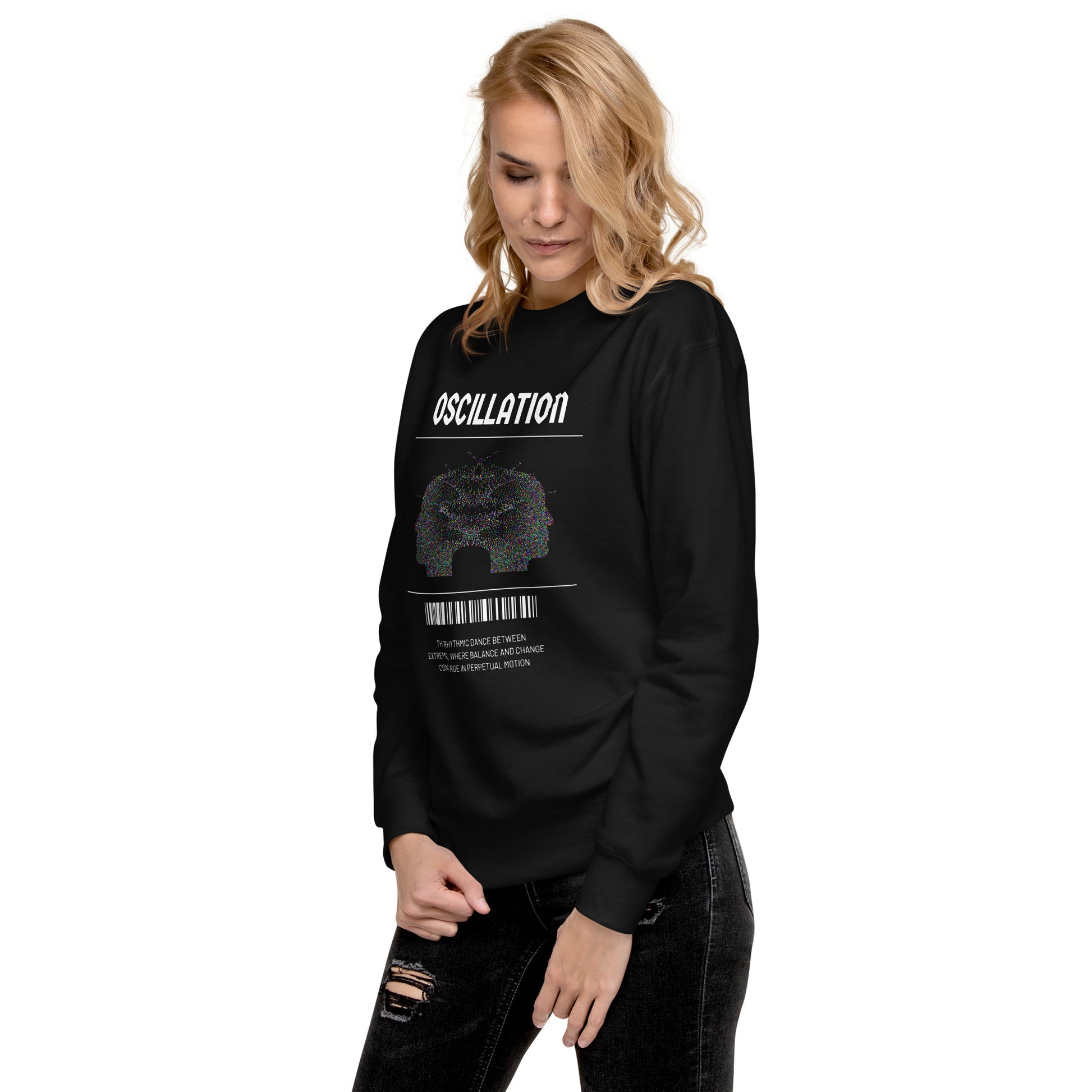 Oscillation Unisex Fleece Sweatshirt - FLAKOUT