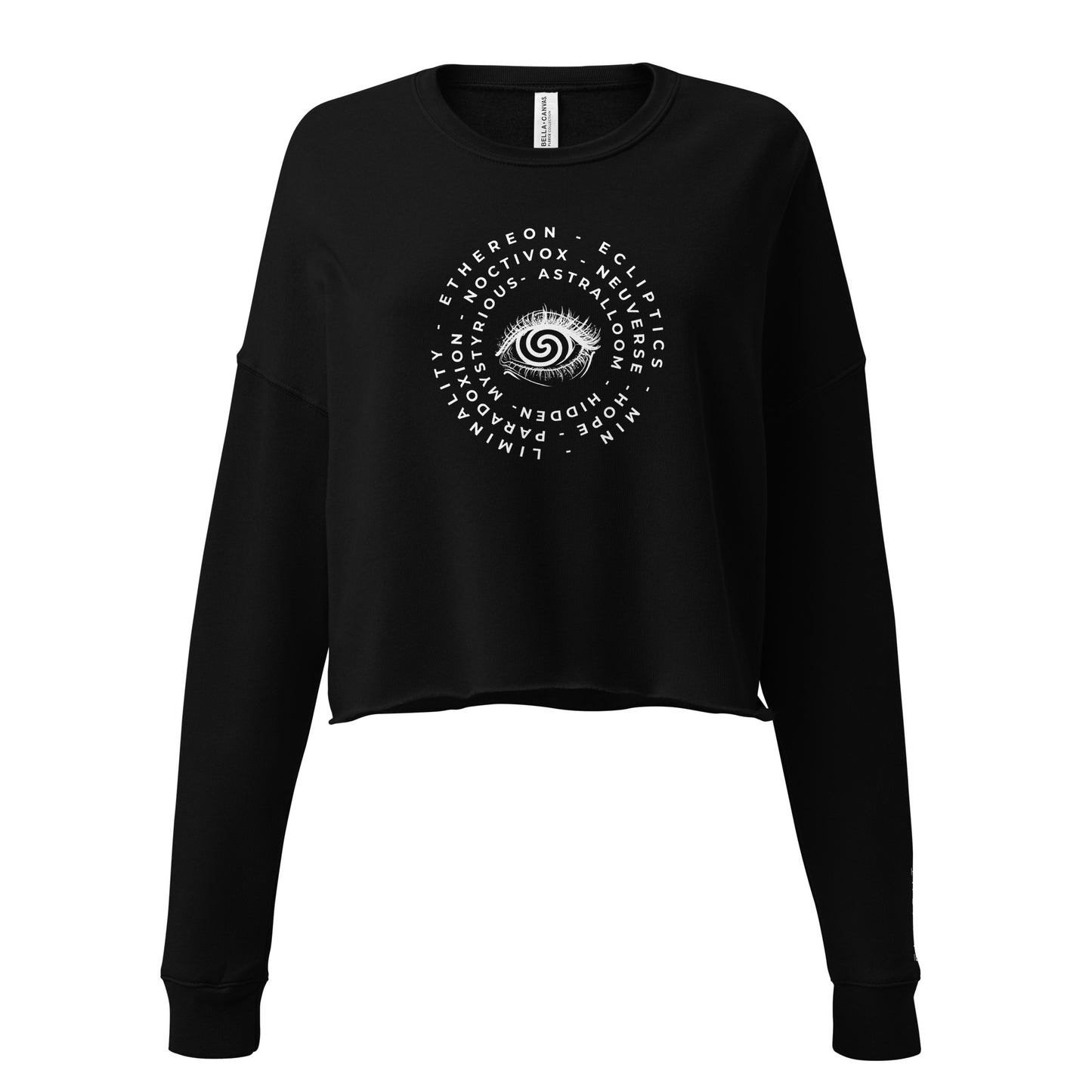 Hidden Truth Women's Crop Sweatshirt - FLAKOUT