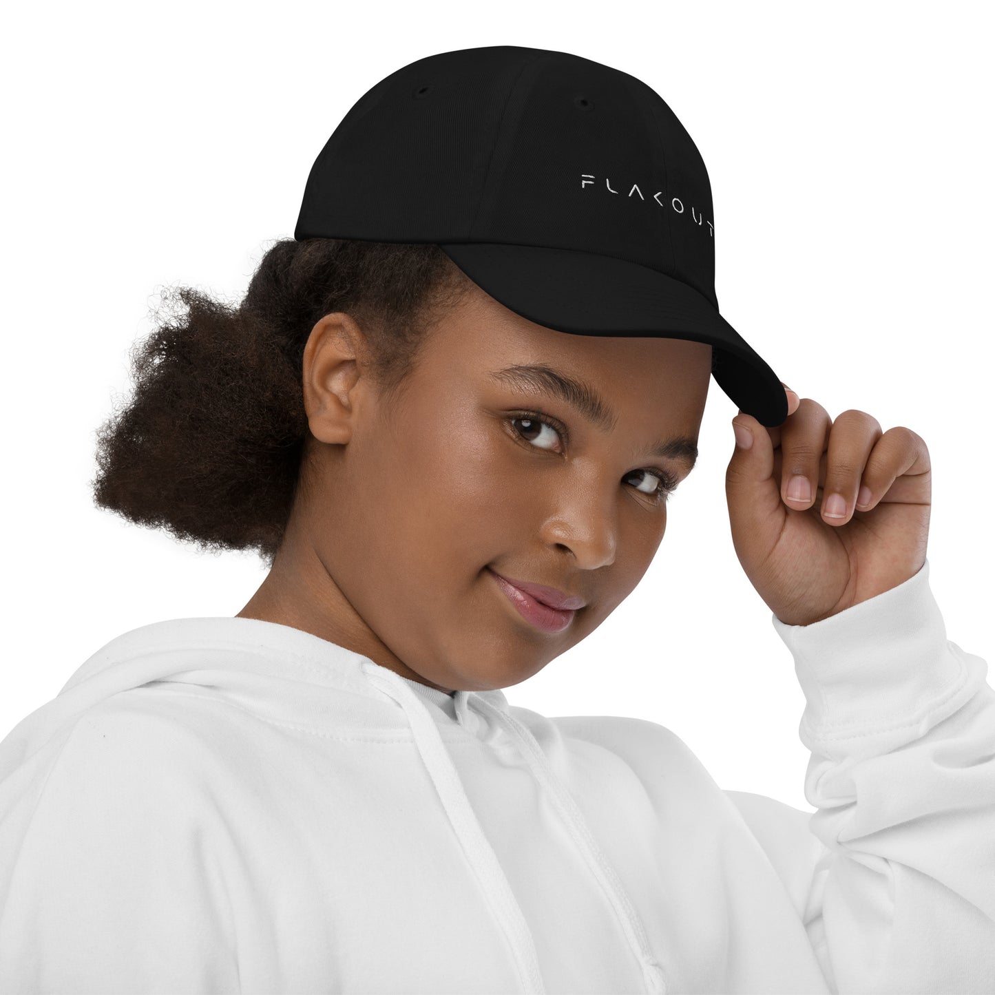 FLAKOUT Logo Embroidered Kid's Baseball Cap