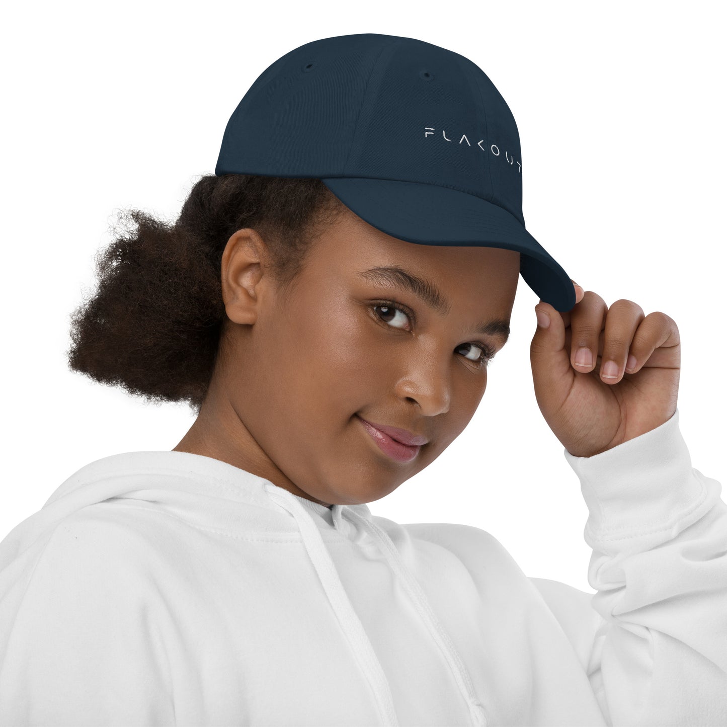 FLAKOUT Logo Embroidered Kid's Baseball Cap