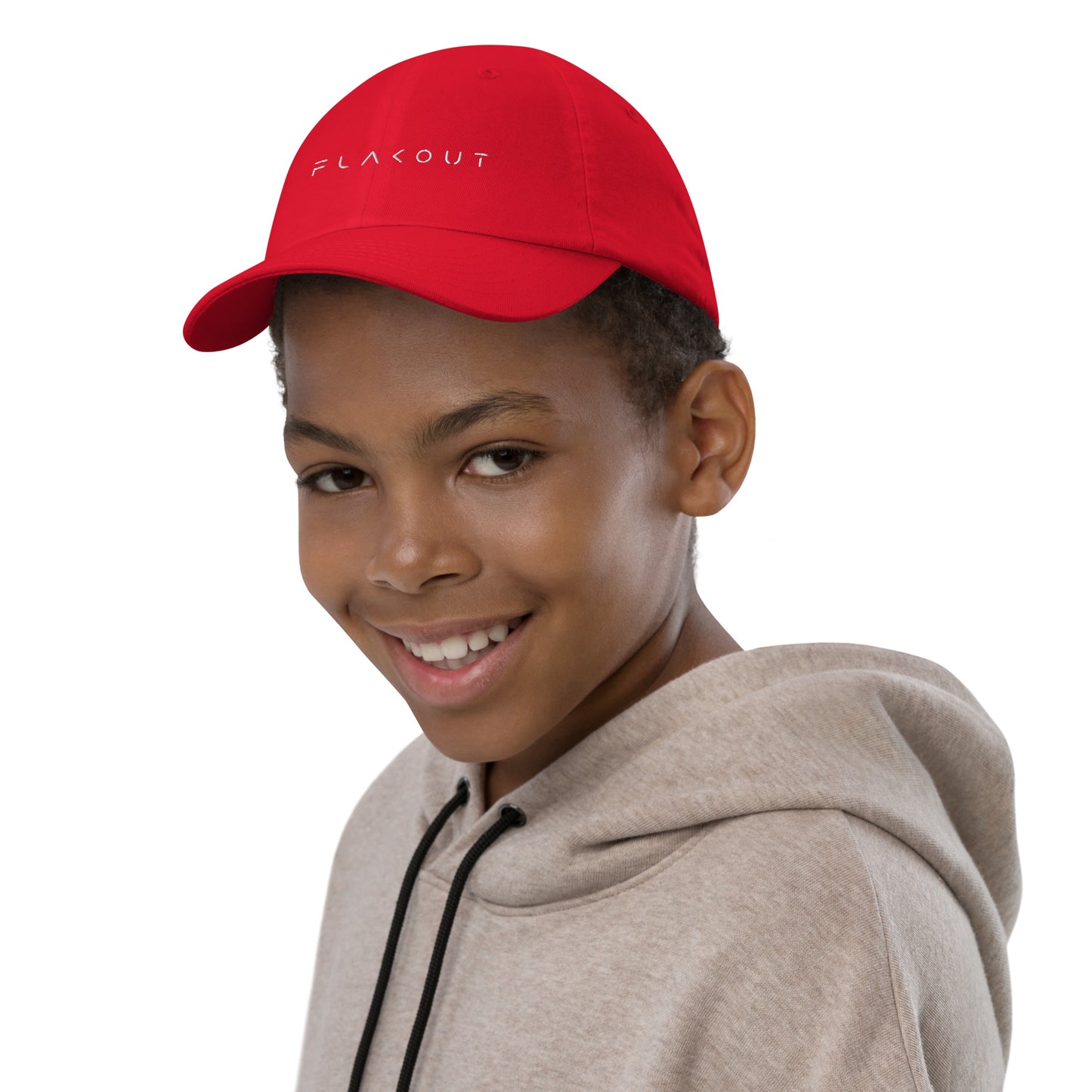 FLAKOUT Logo Embroidered Kid's Baseball Cap