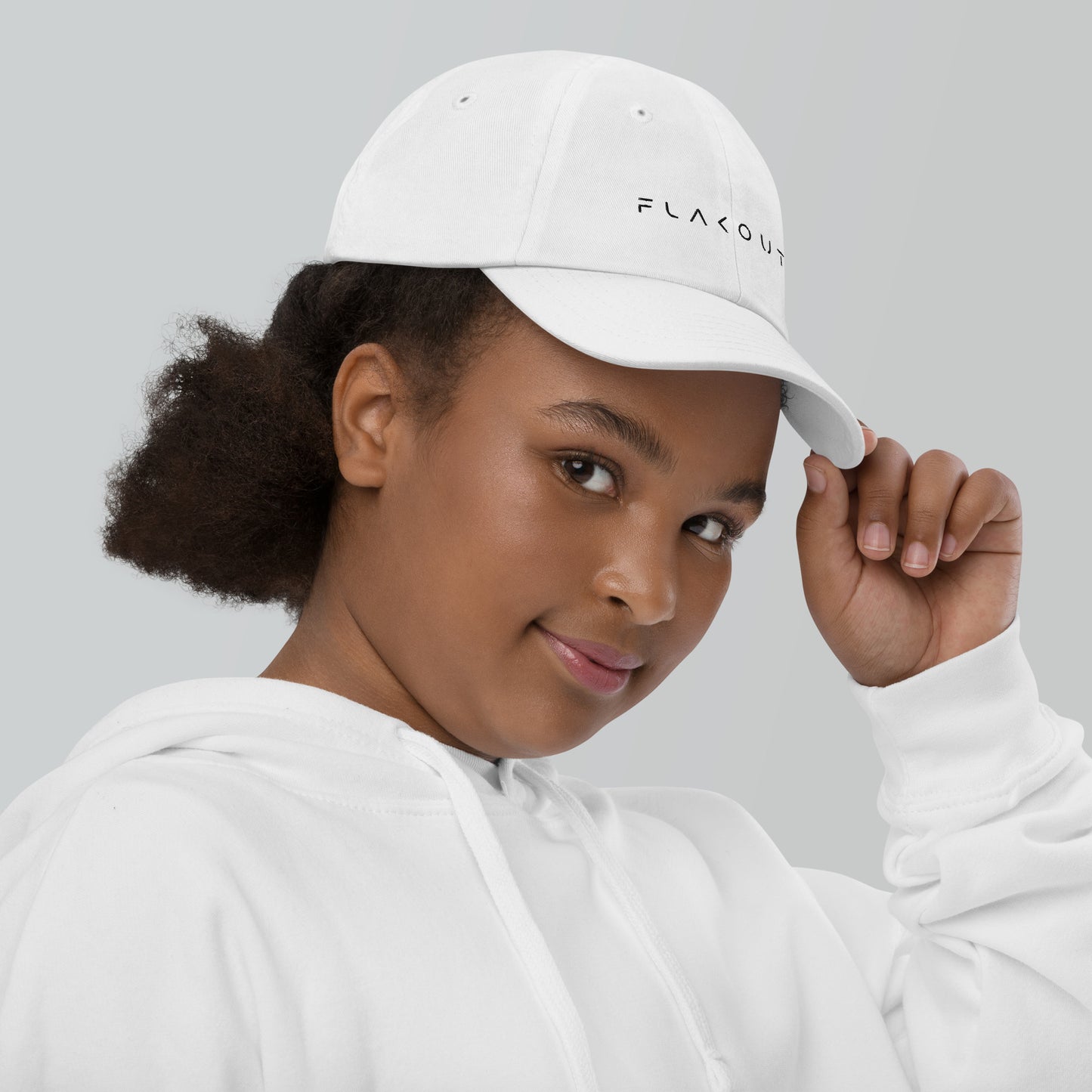 FLAKOUT Logo Embroidered Kid's Baseball Cap