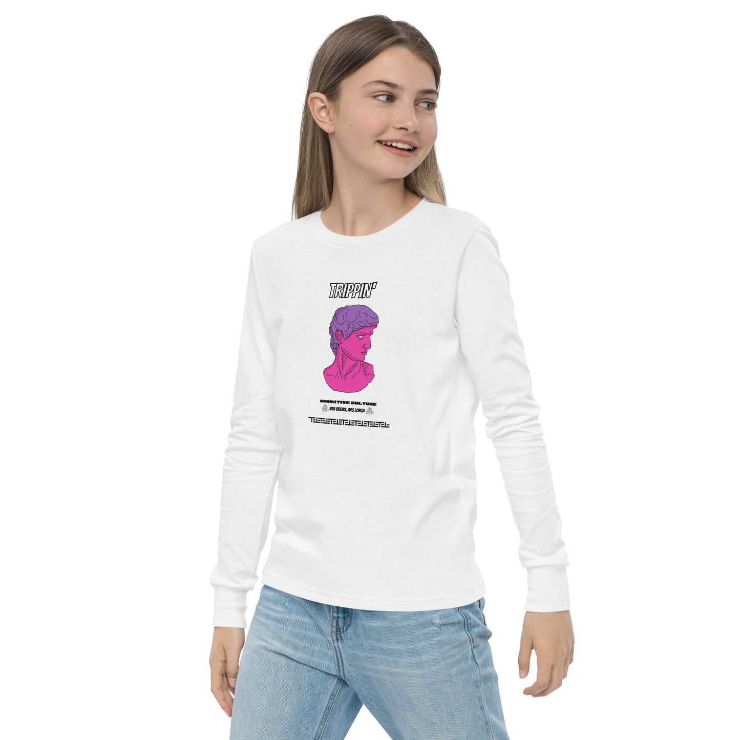 Nonnotine Dreamscape Trippin Kid's Long Sleeve Shirt - FLAKOUT