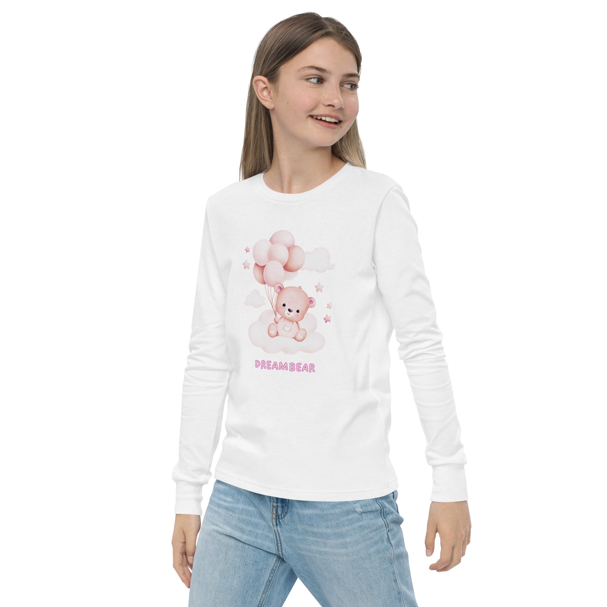 Dreambear Girl's Long Sleeve Tee - FLAKOUT