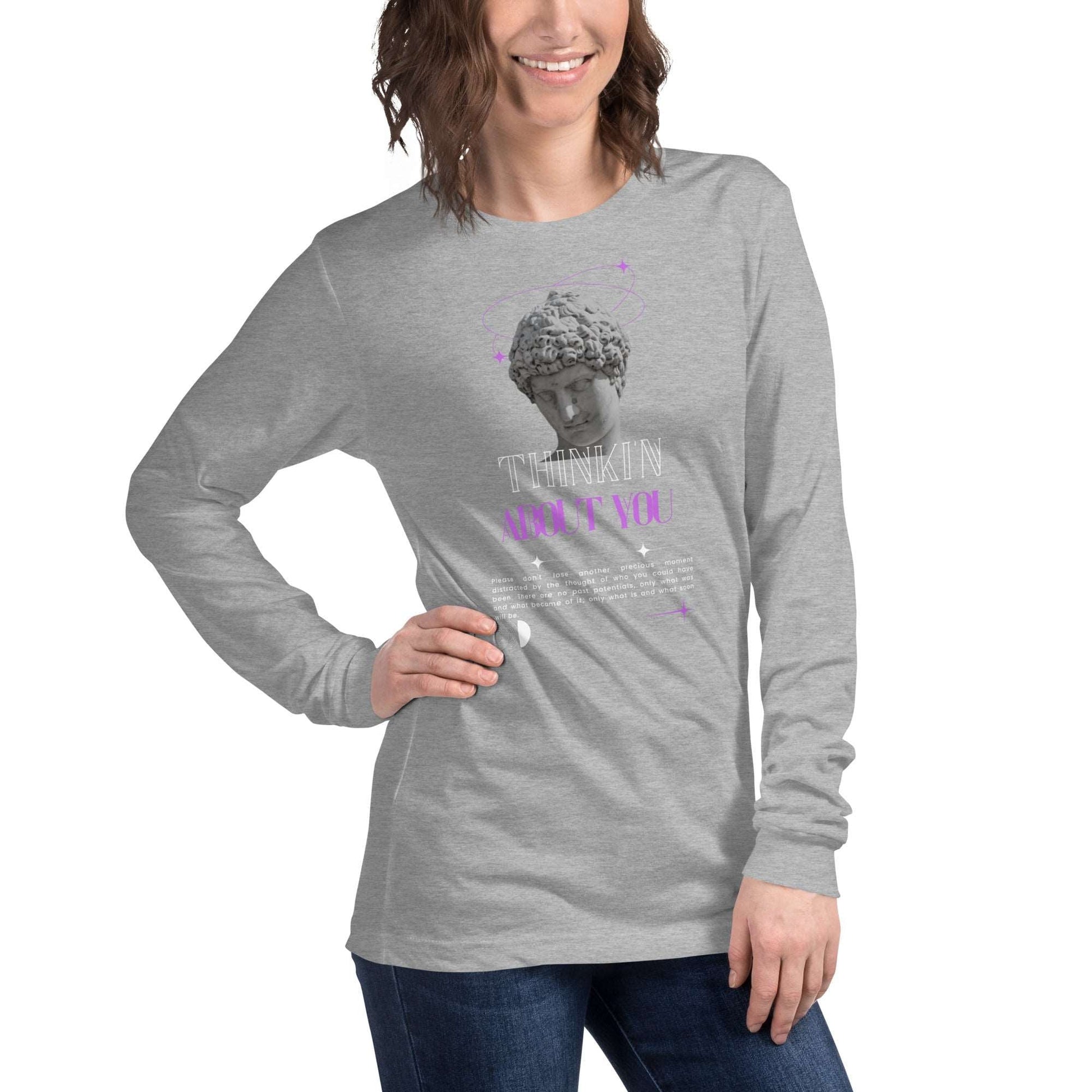 Mindfully Thinki'n About You Long Sleeve Tee - FLAKOUT