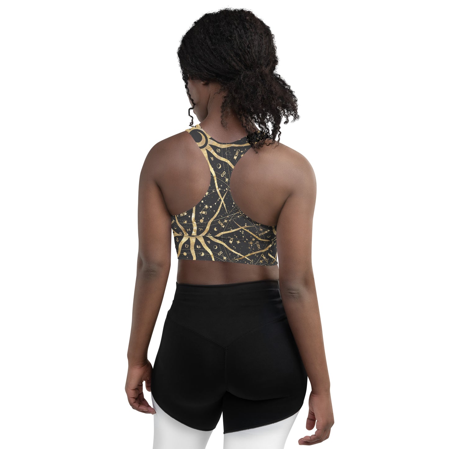 Women's Longline Sports Bra Ancient Sun - FLAKOUT