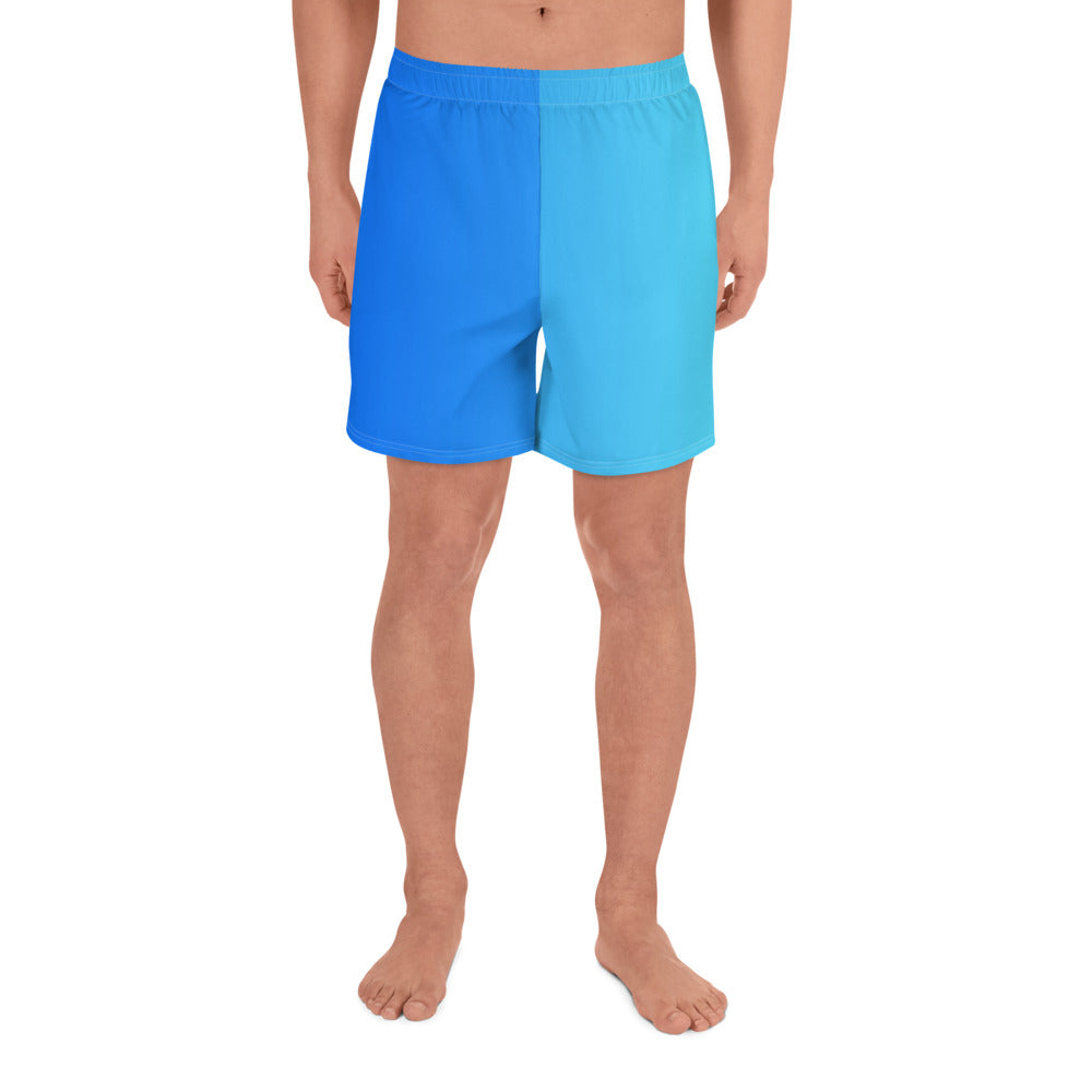 Breezy Azure Men's Swim - Athletic Shorts - FLAKOUT