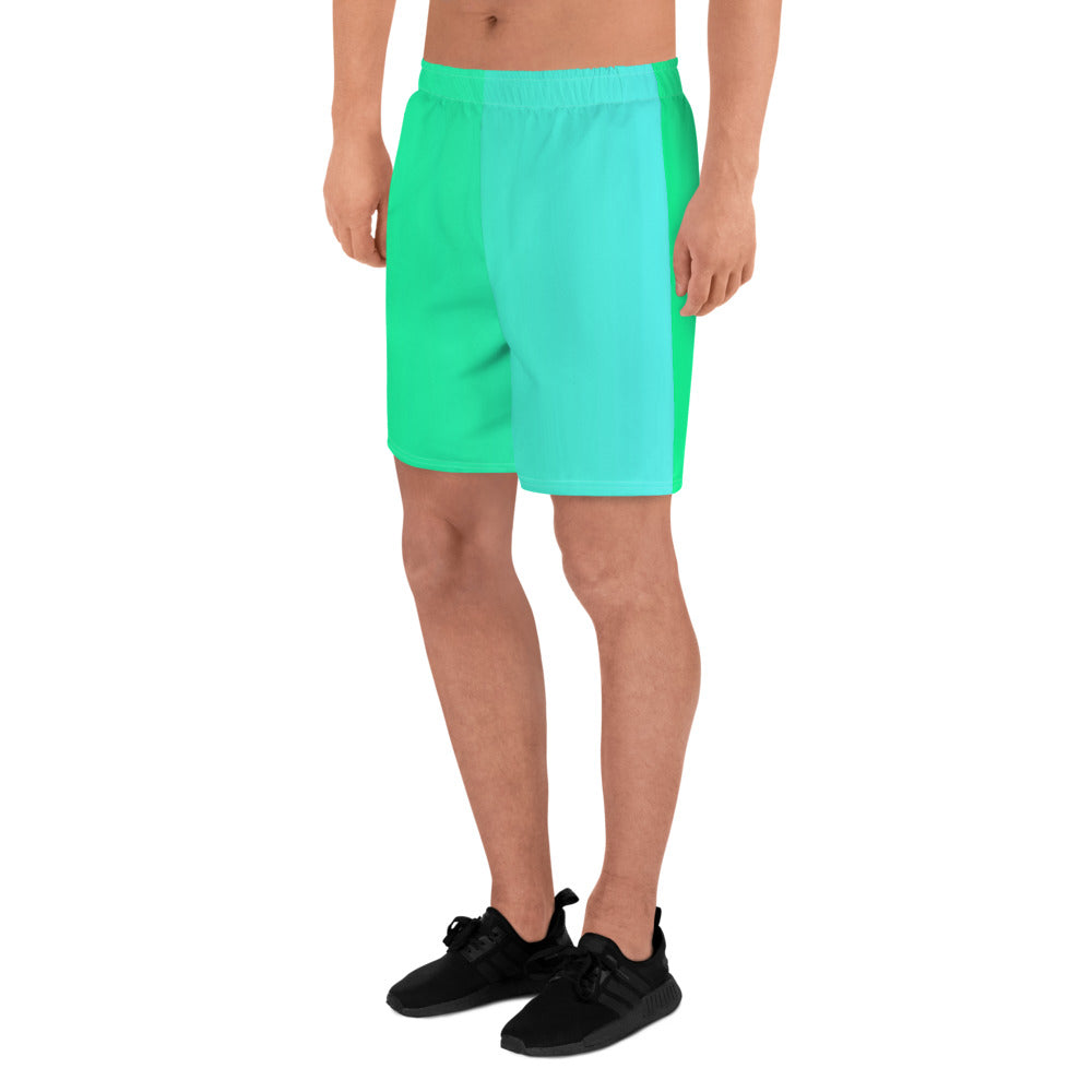 Breath Of Blue Men's Athletic Shorts - FLAKOUT