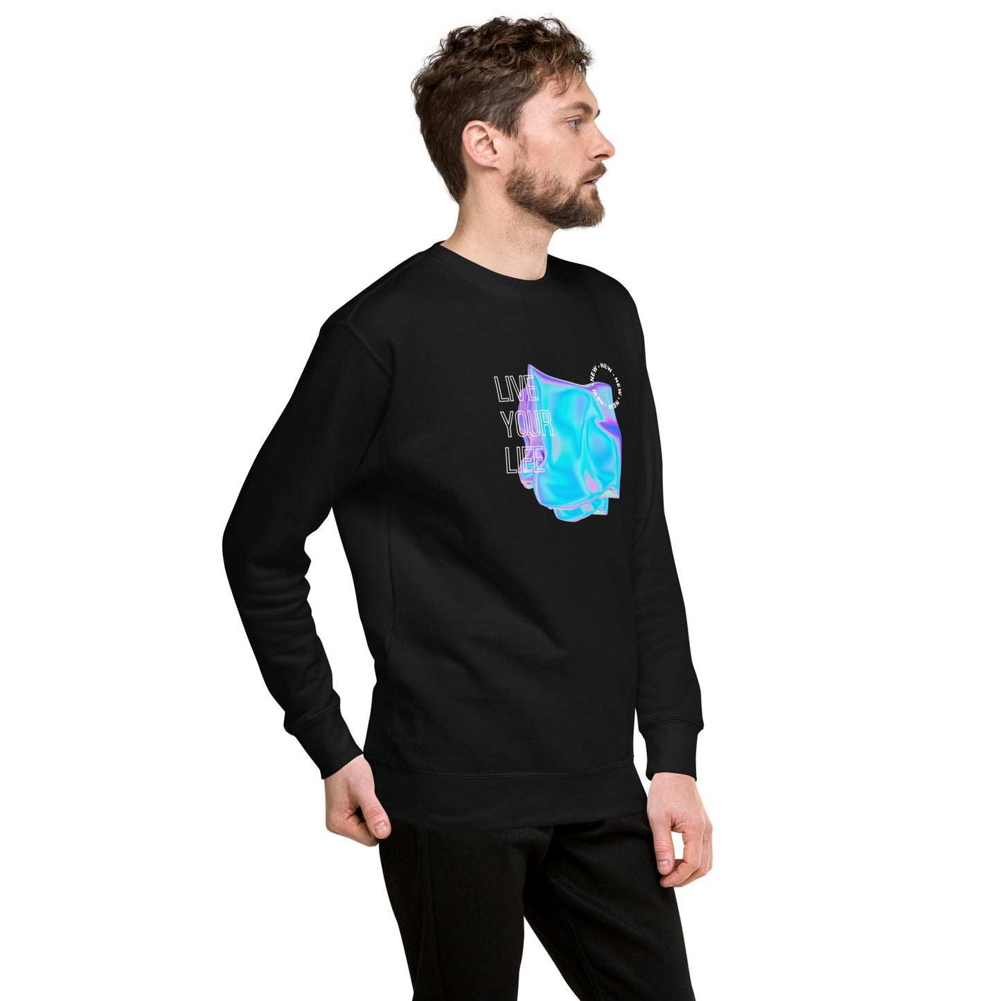 Vivid Existence Live Your Life Sweatshirt - FLAKOUT